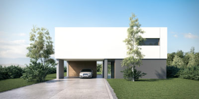 Gradnja moderne hiše MODERN 186 R